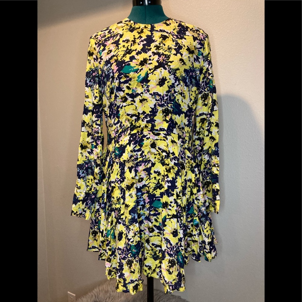 H&M Yellow/Blue Dress